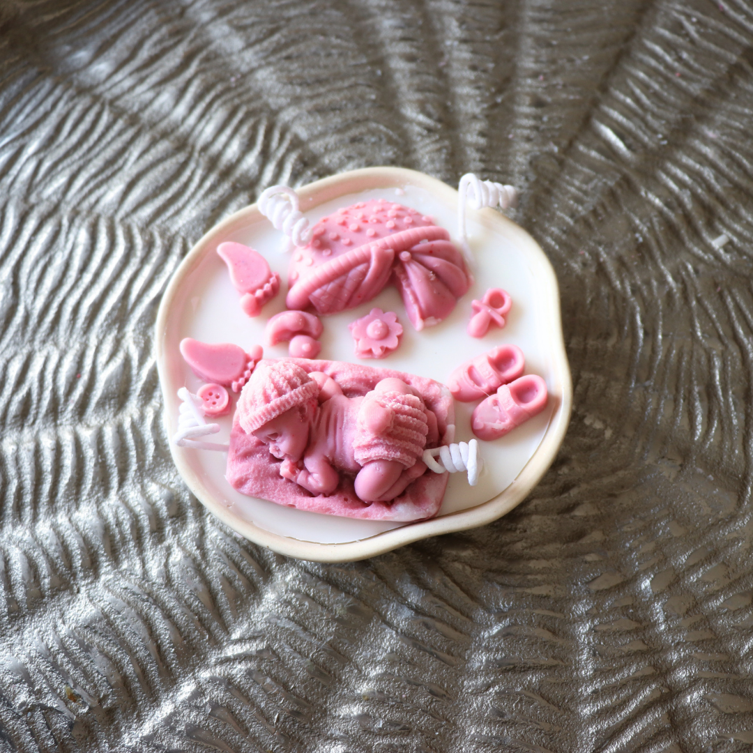 Sweet Beginnings Plate Candle