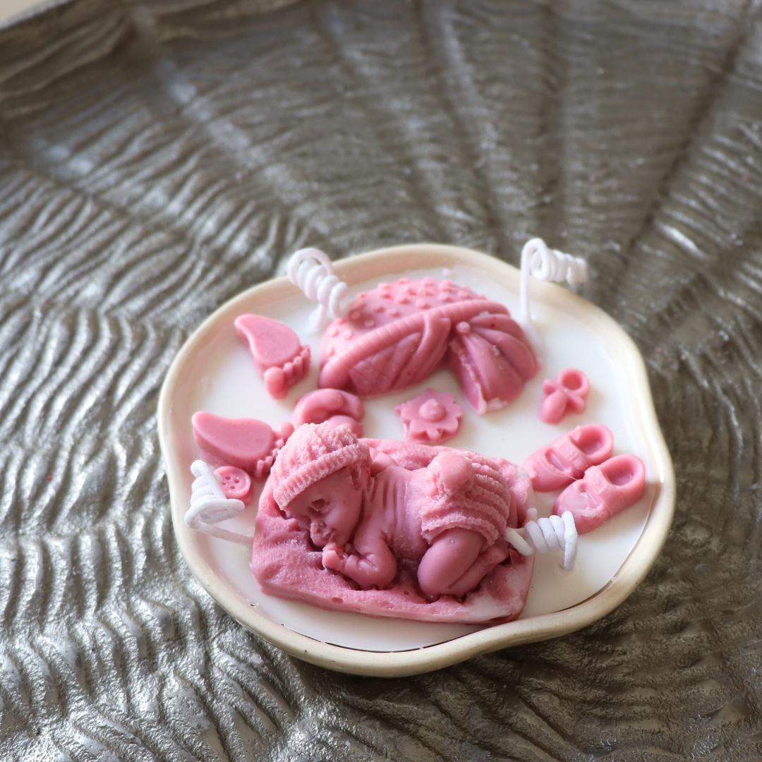 Sweet Beginnings Plate Candle