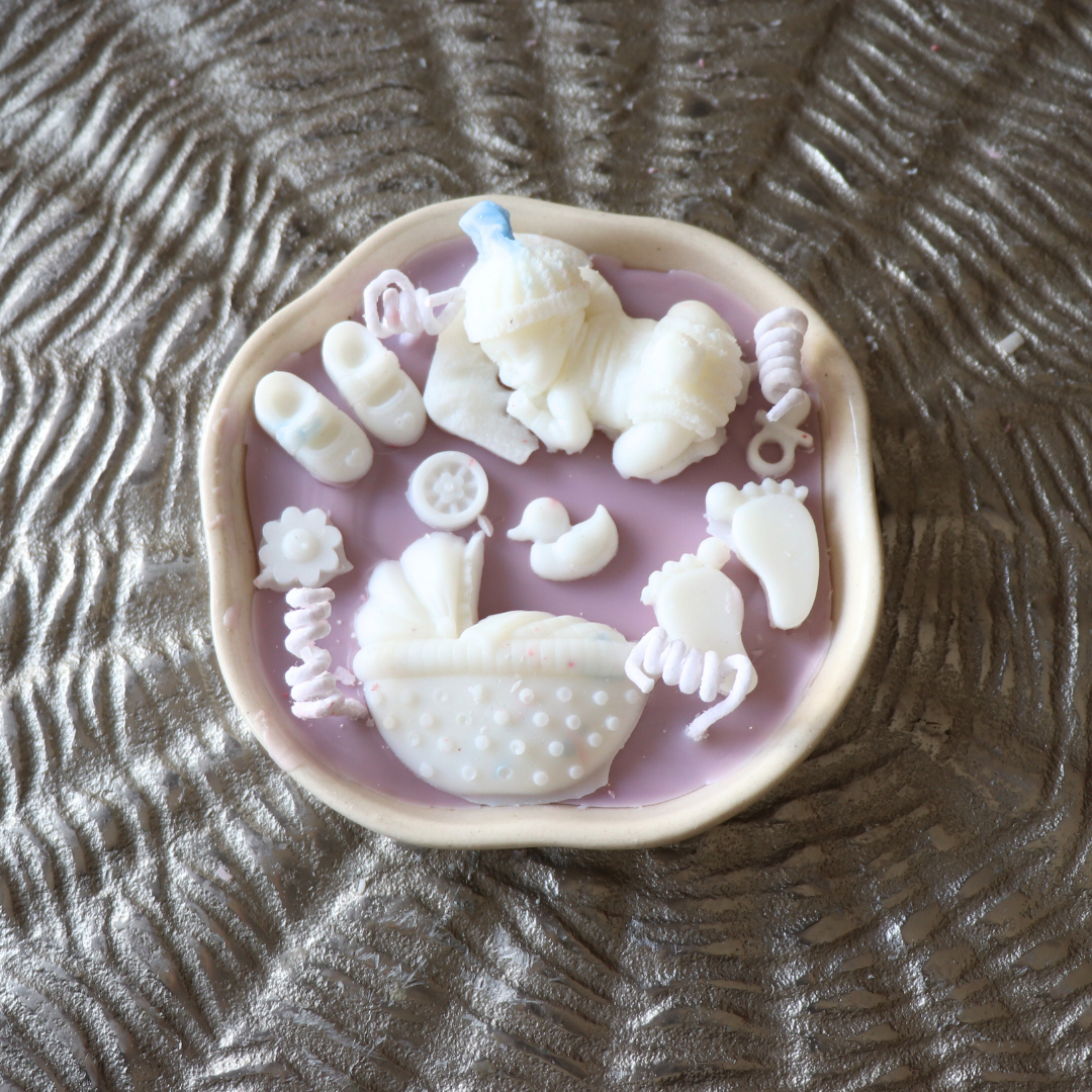Lavender Dreams Plate Candle