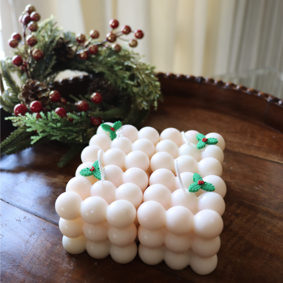Ivory Luxe Bubbles Candle