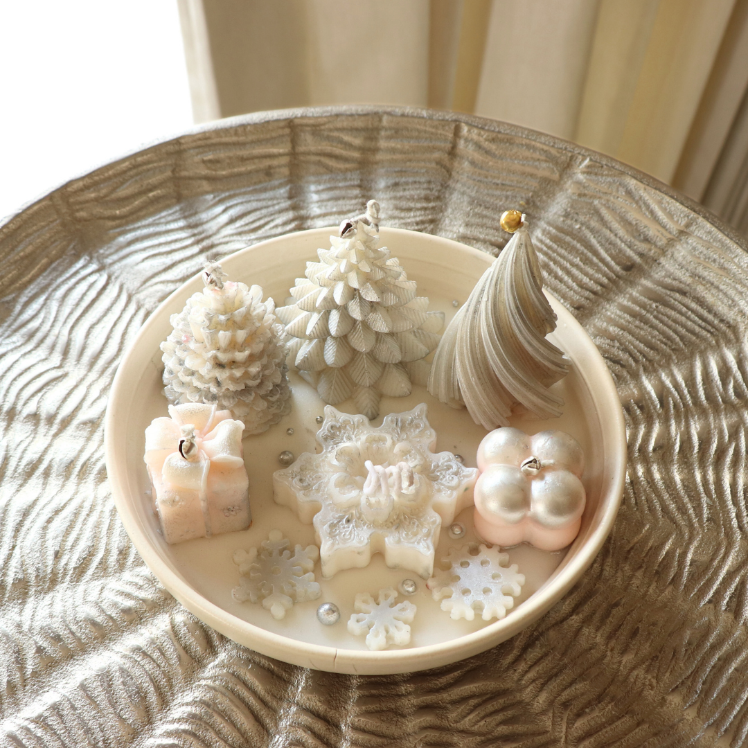 Frosted Elegance Candle