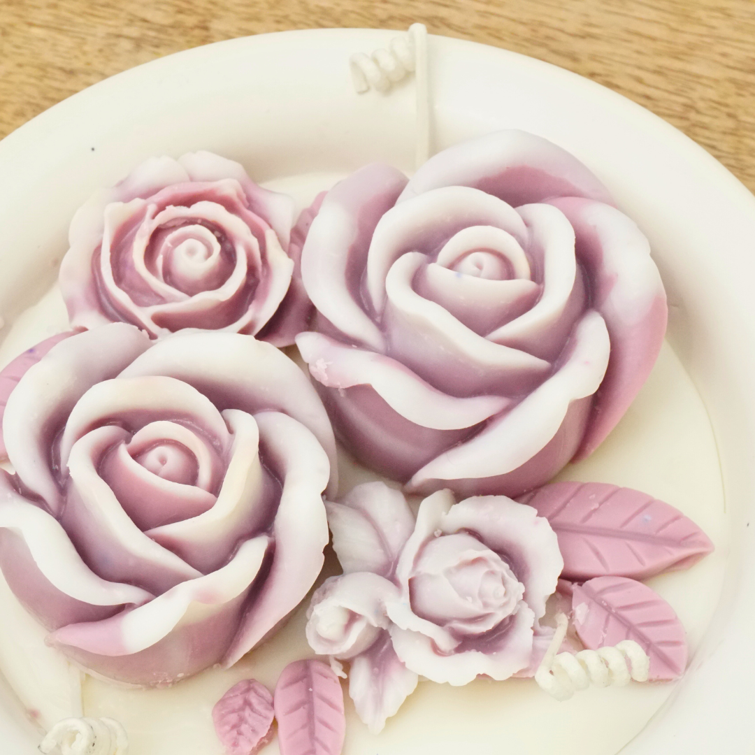 Petal Glow Plate Candle