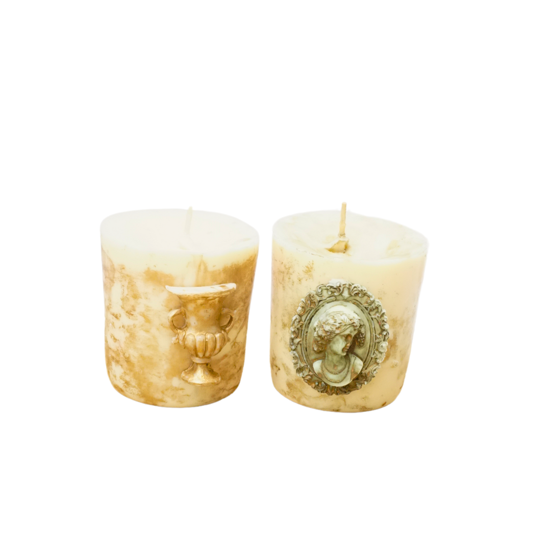 Rustic Insignia Lights Candles