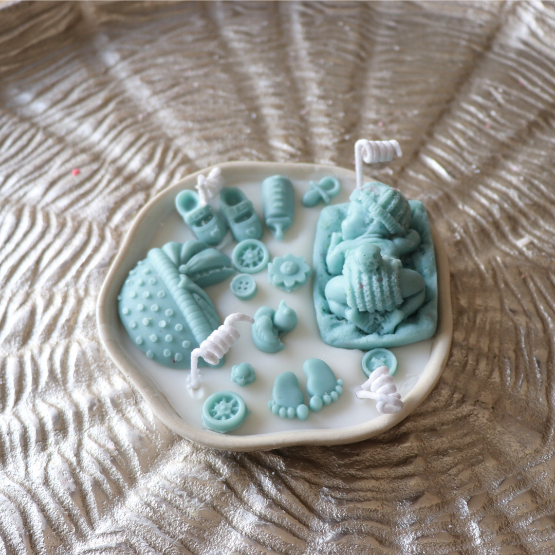 Tiny Treasures Plate Candle