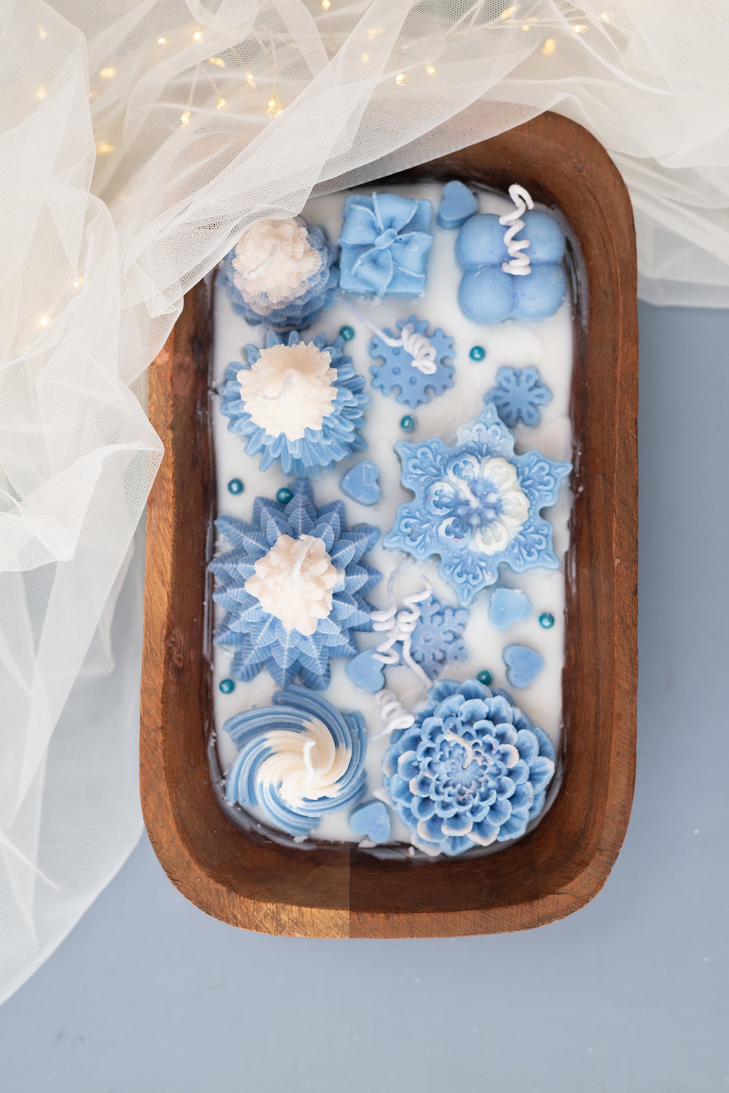 Frosted Blue Haven Candle