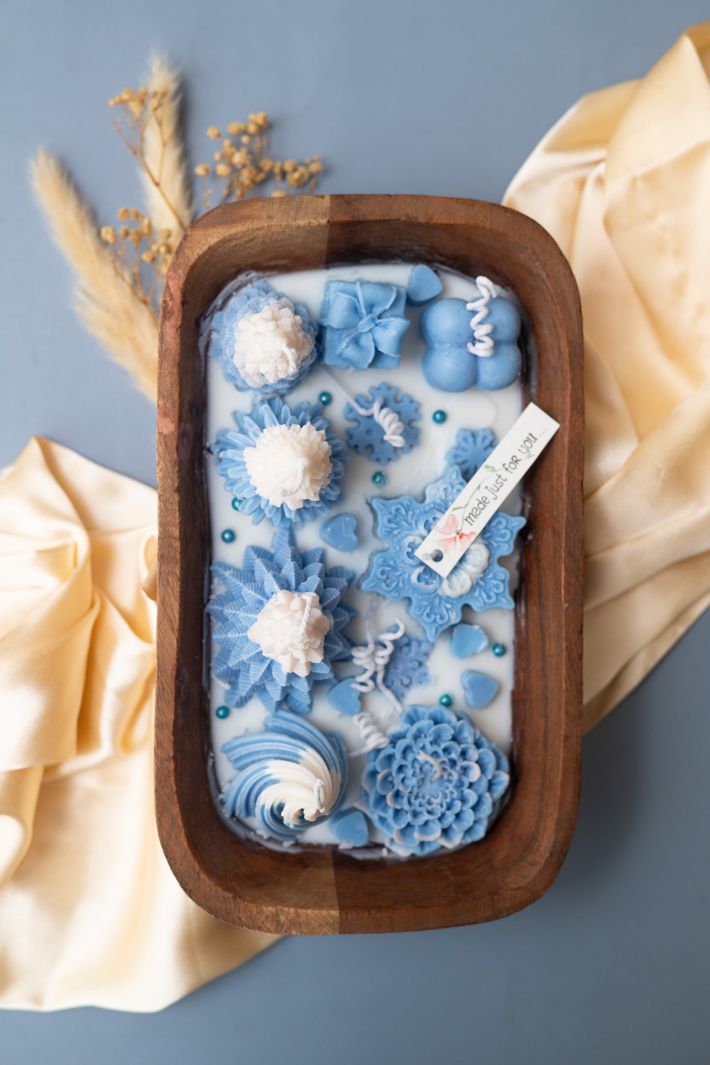 Frosted Blue Haven Candle