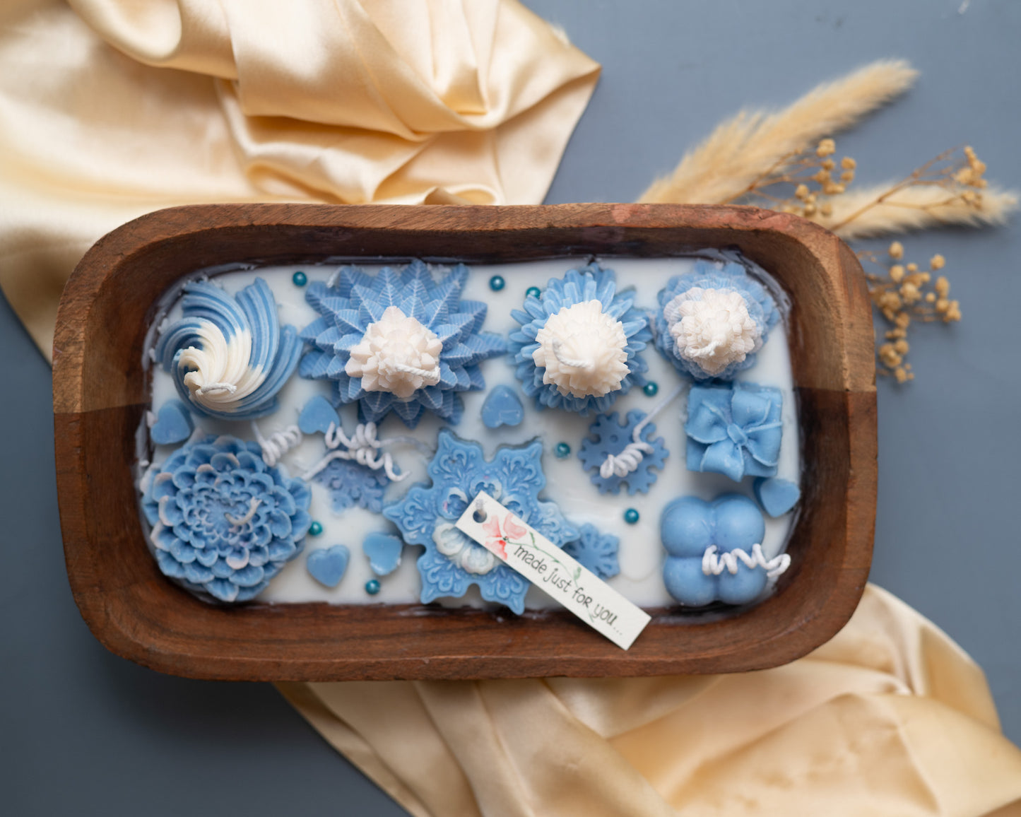 Frosted Blue Haven Candle