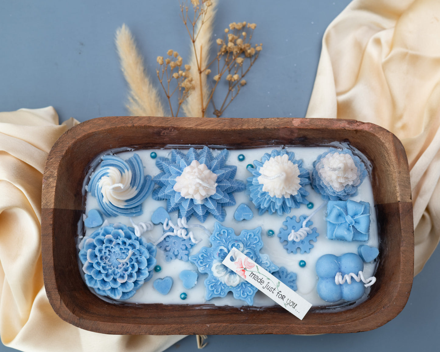 Frosted Blue Haven Candle