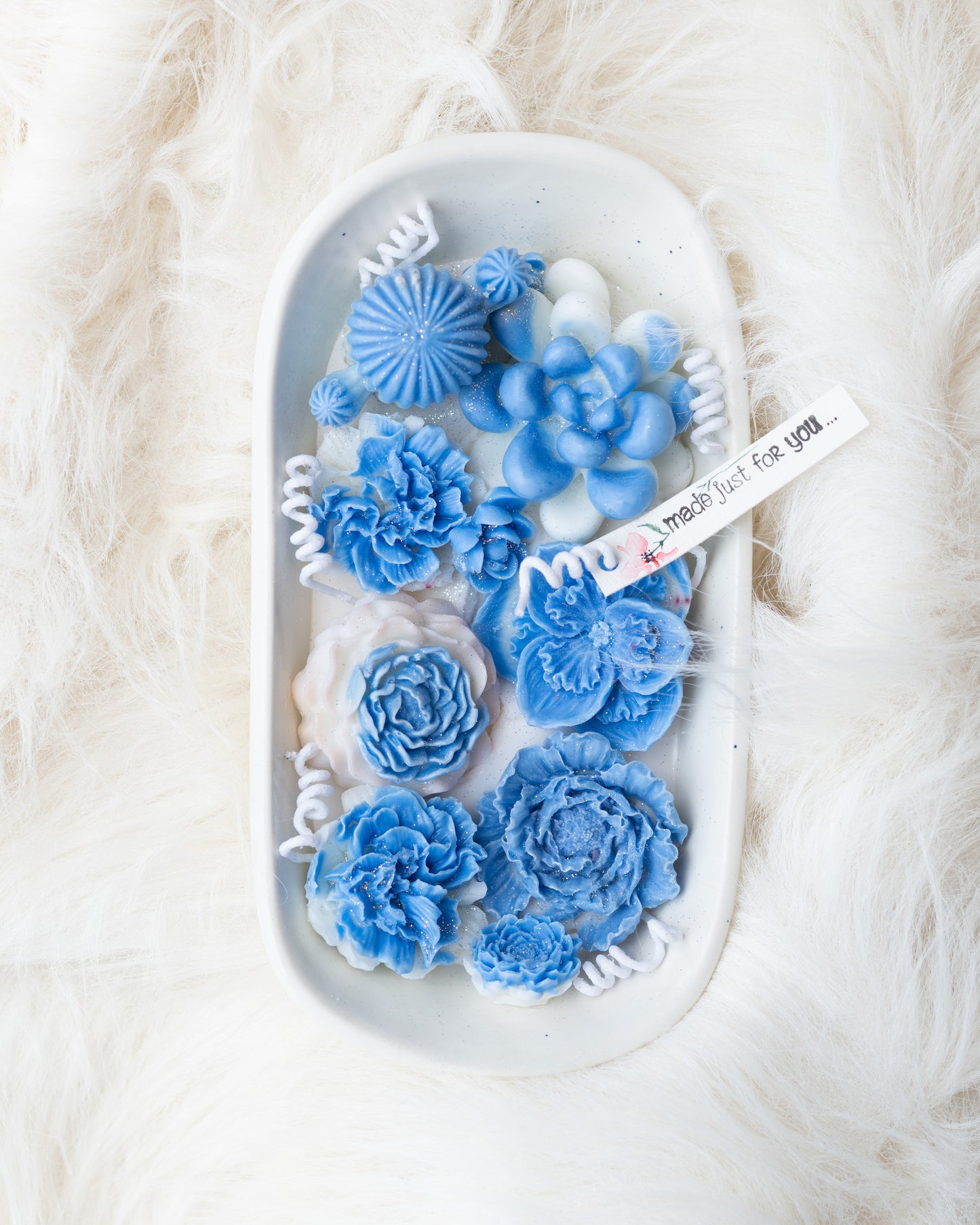 Frosted Bloom Gift Candle