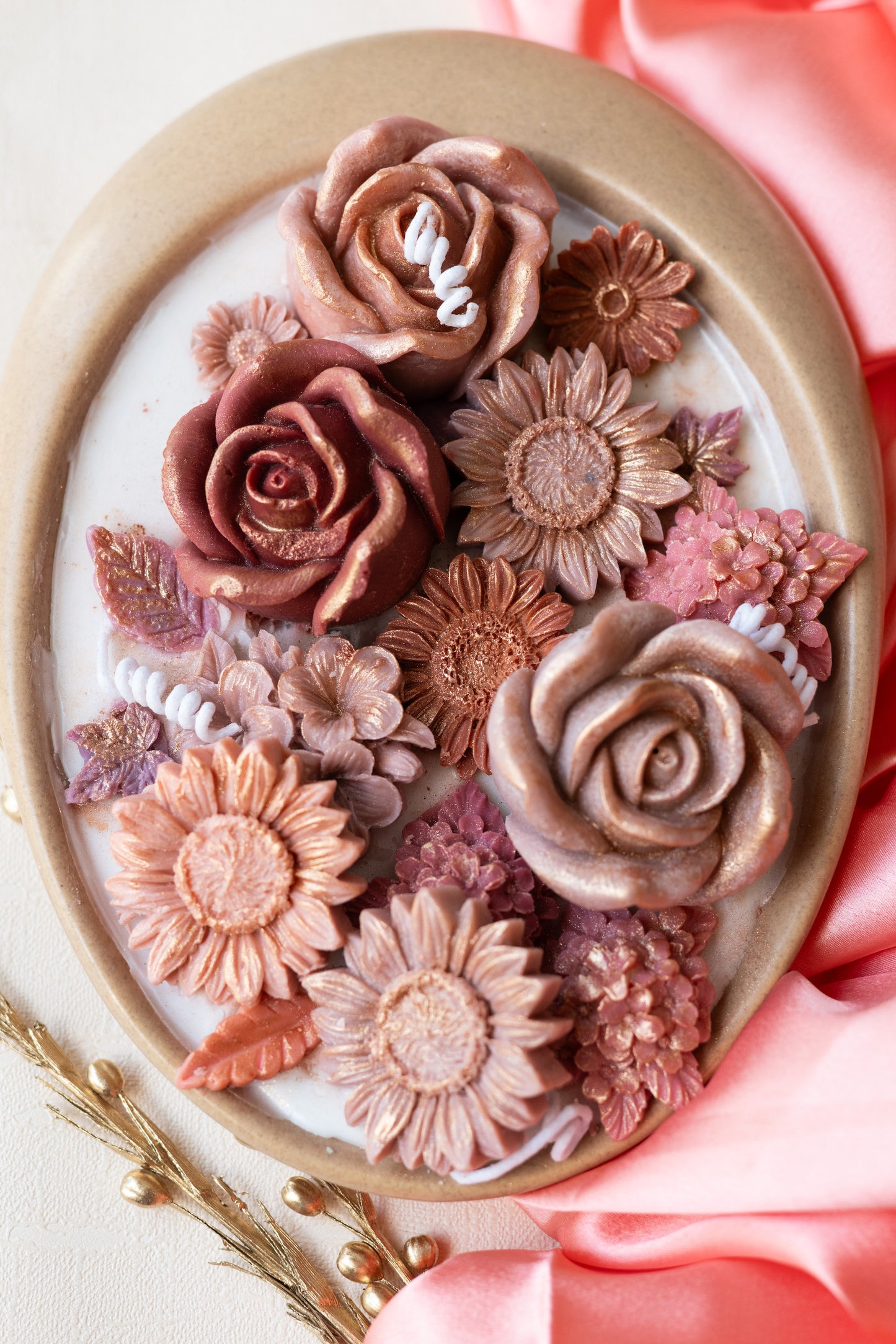 Golden Hour Bloom Candle