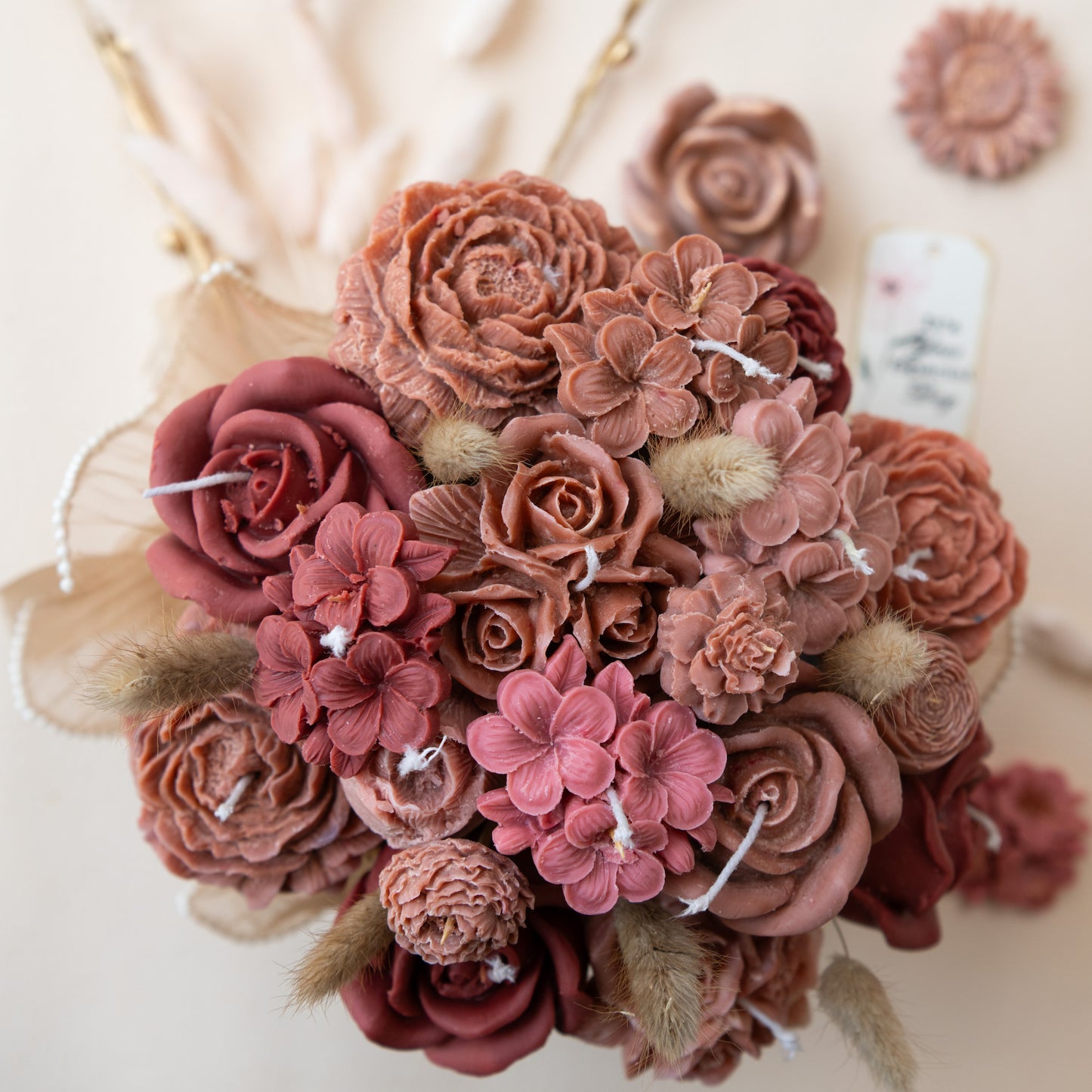 Blossom Embrace Candle Bouquet