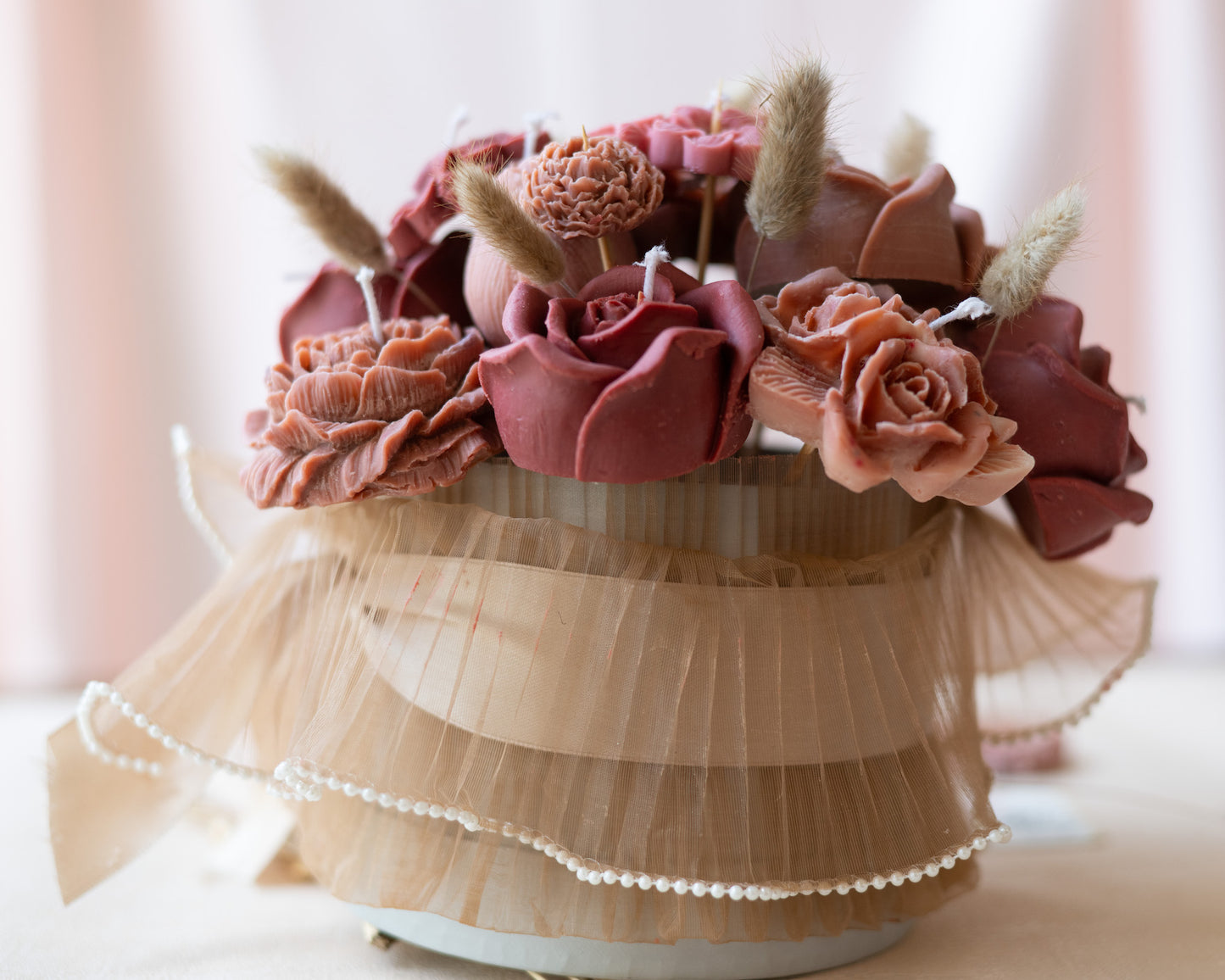 Blossom Embrace Candle Bouquet