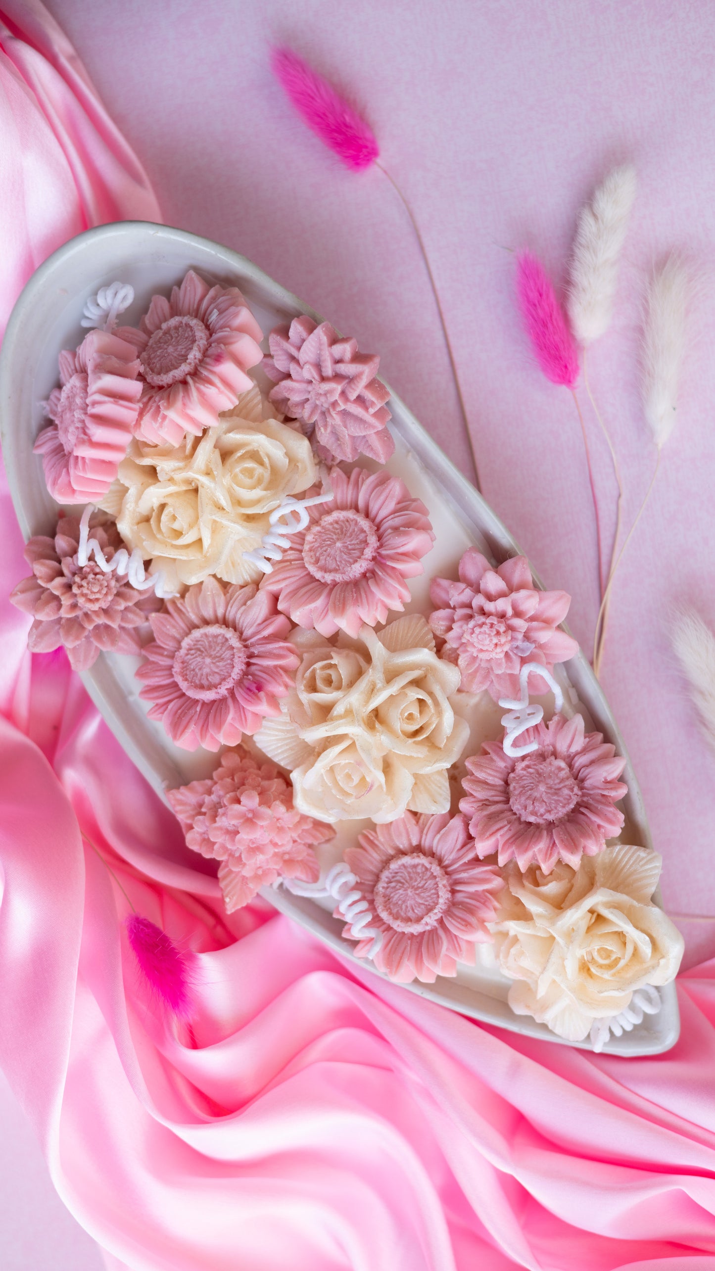 Rosette Harmony Candle Tray