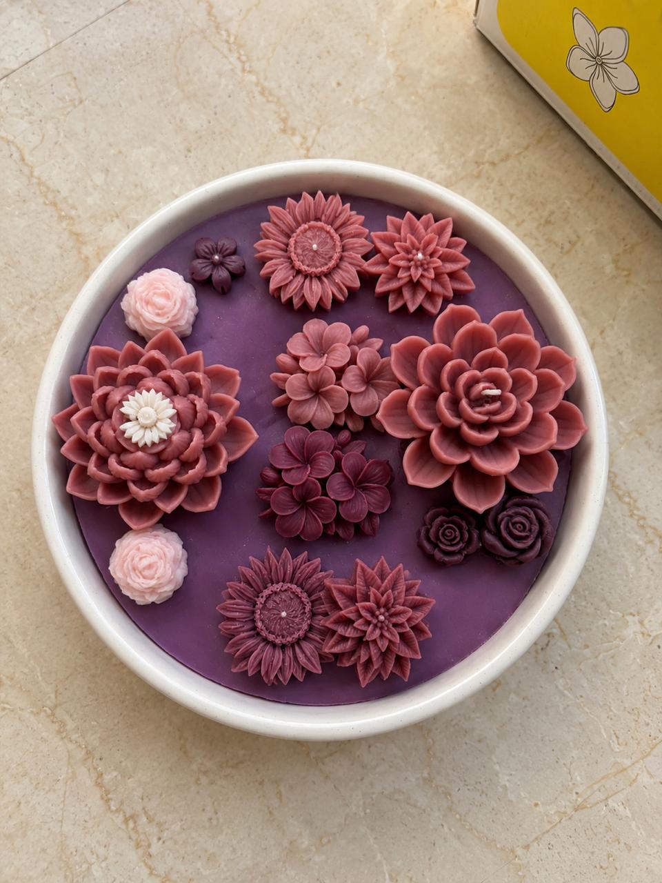 Plum & Mauve Botanical Garden Candle Tray