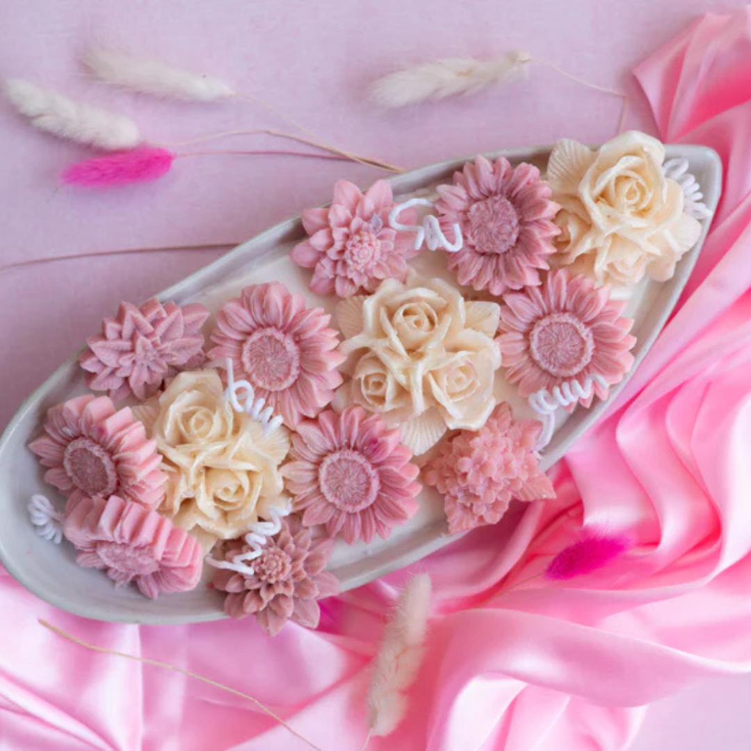Rosette Harmony Candle Tray
