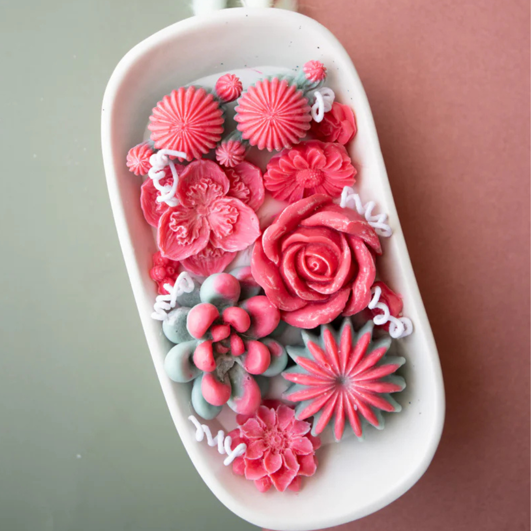 Rosé Garden Candle Tray