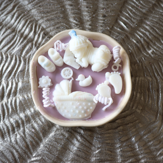 Lavender Dreams Plate Candle