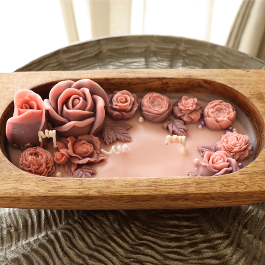 Amethyst Wave Candle