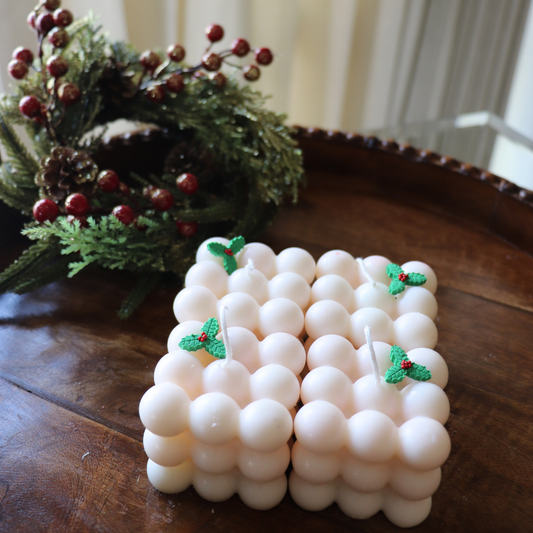 Ivory Luxe Bubbles Candle