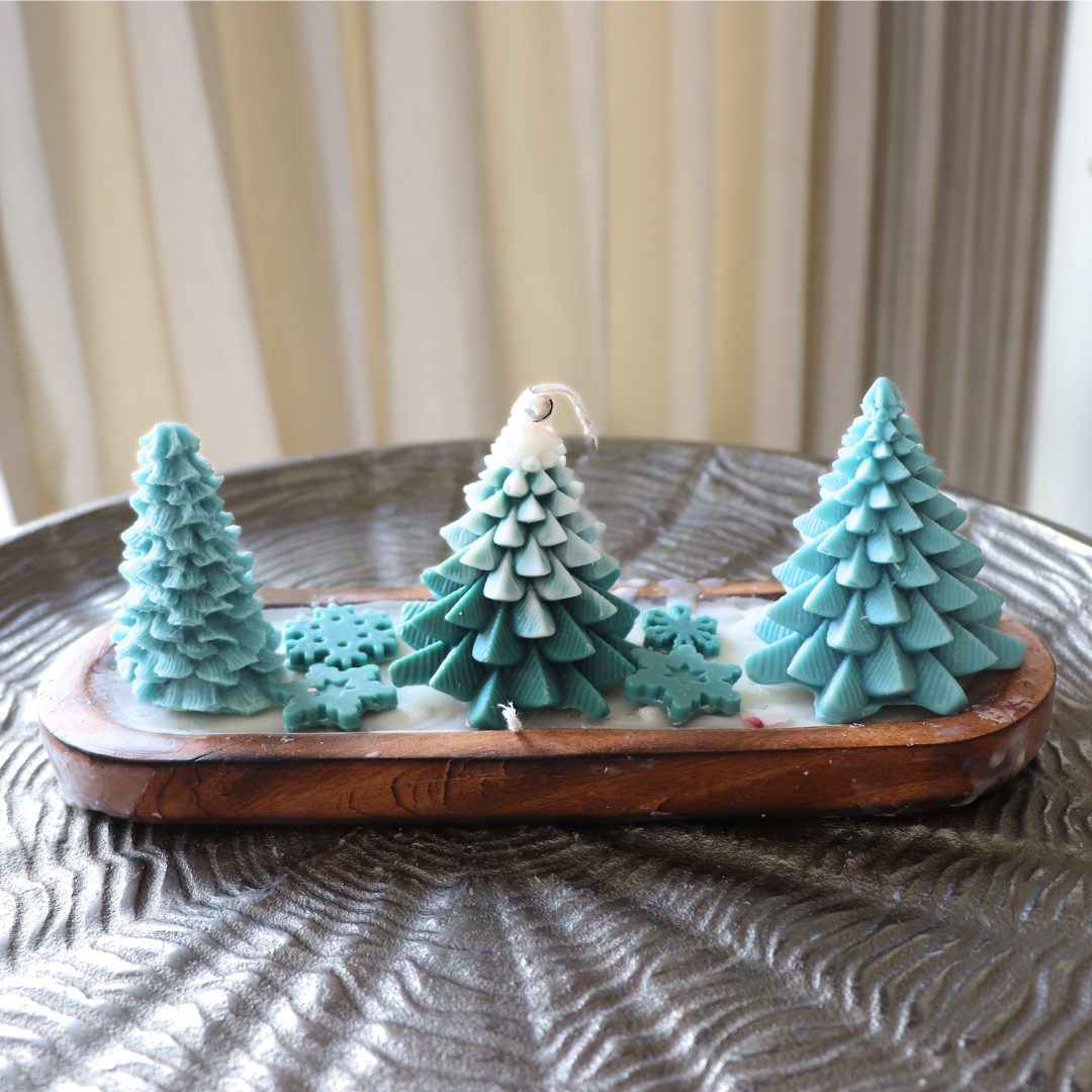 Seafoam Forest Trio Candle