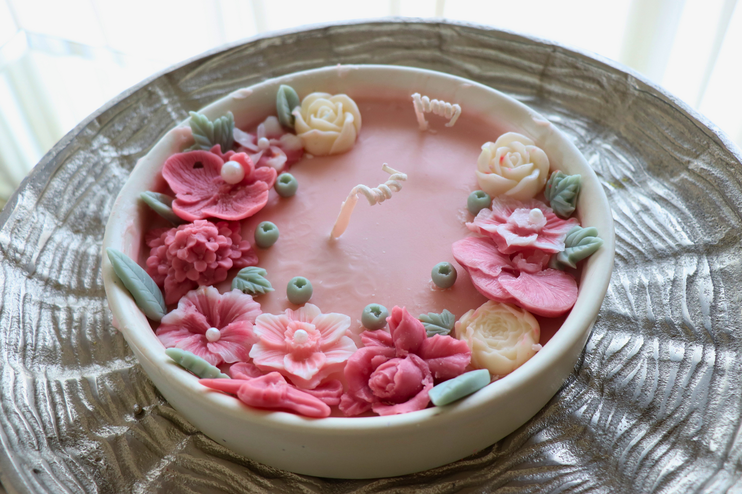 Pink Meadow Plate