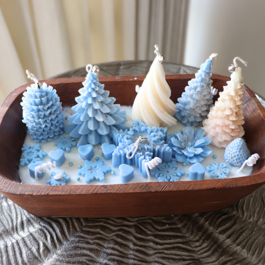 Frosted Blue Haven Candle