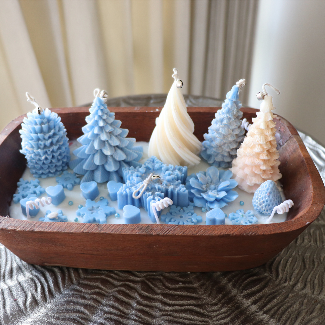 Frosted Blue Haven Candle