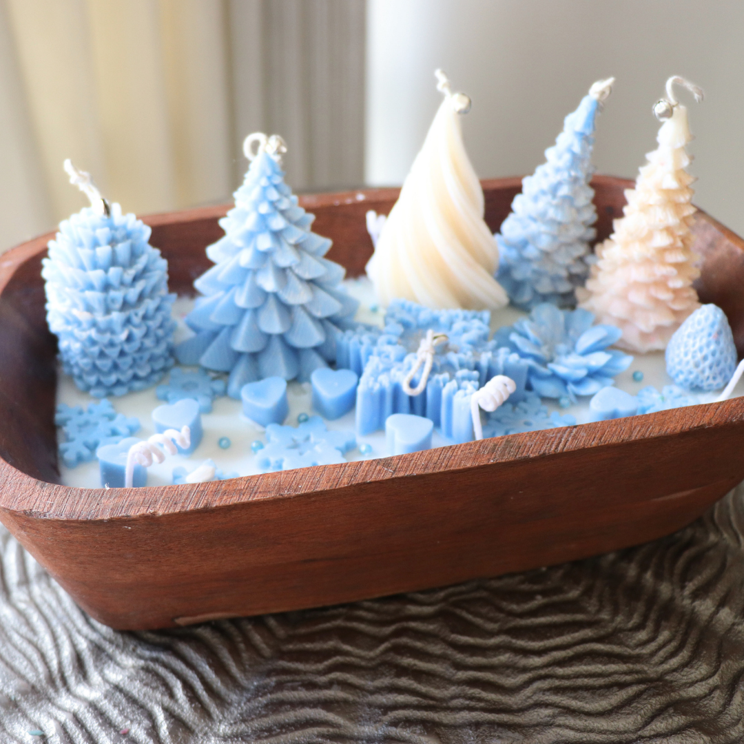 Frosted Blue Haven Candle