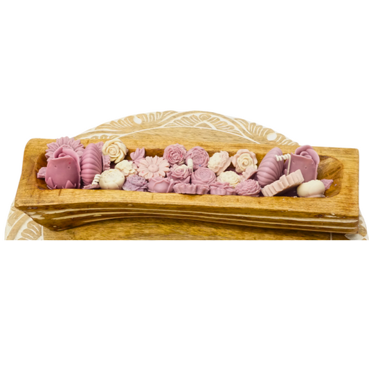 Elegance in Bloom Tray Candle