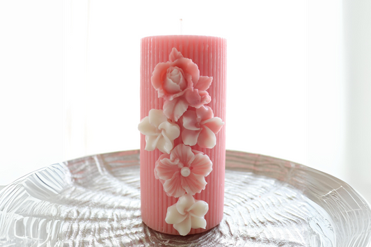 Blush Blossom Pillar