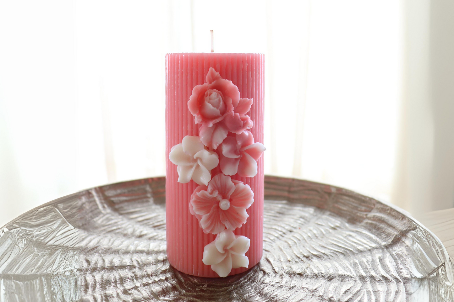 Blush Blossom Pillar