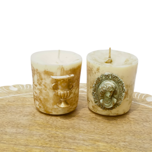 Rustic Insignia Lights Candles