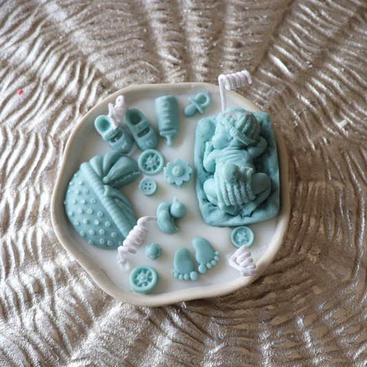 Tiny Treasures Plate Candle