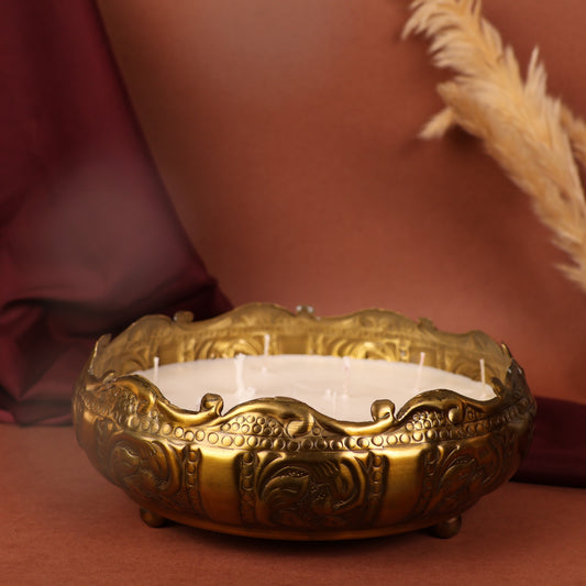 The Brass Heritage Urli Candle