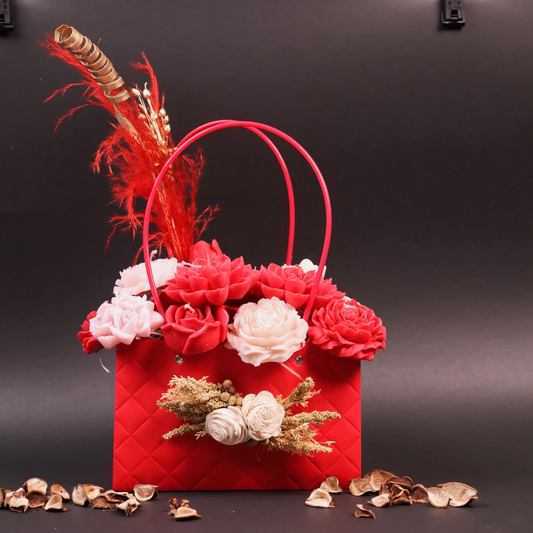 The Scarlet Luxe Bag