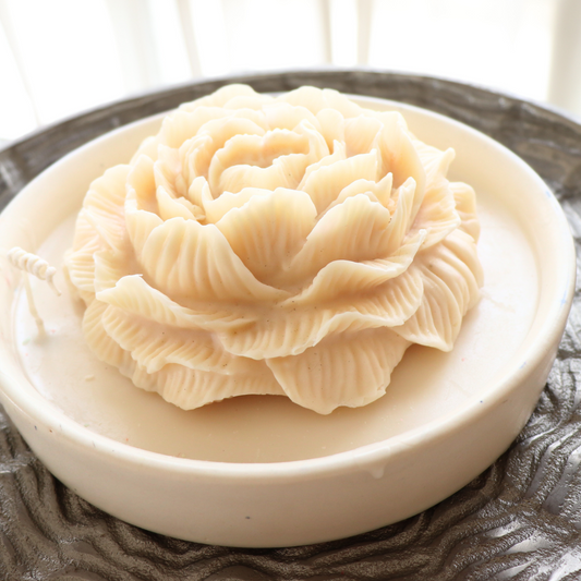 Ivory Bloom Candle