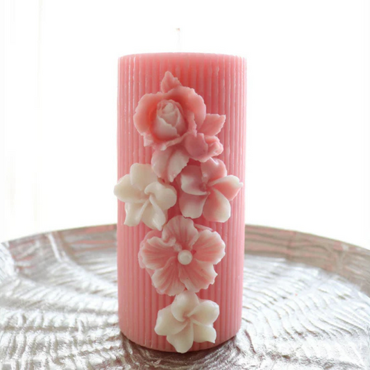 Blush Blossom Pillar