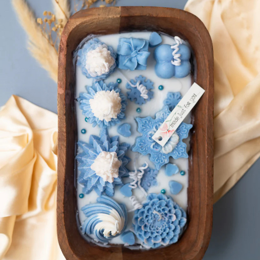 Frosted Blue Haven Candle