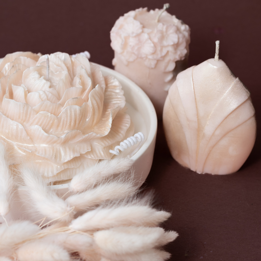 Petal Whisper Candle Ensemble
