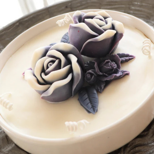 Aqua Blossom Plate
